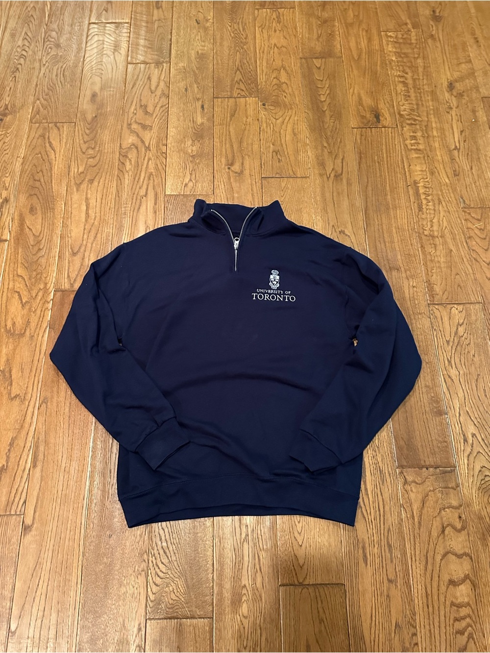 University of Toronto Navy Quarter-Zip Sweatshirt
